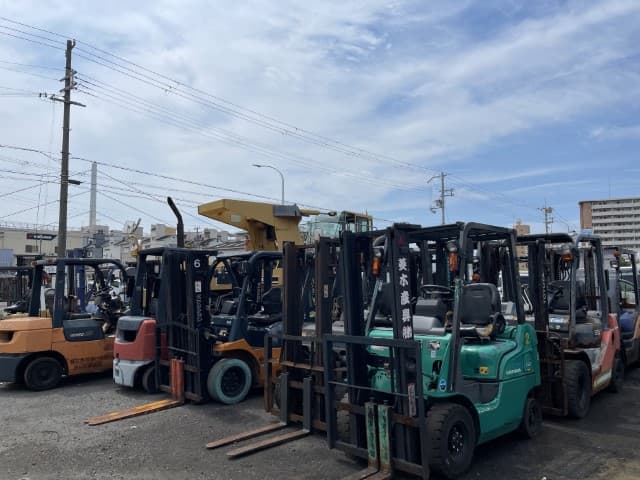 Used forklift
