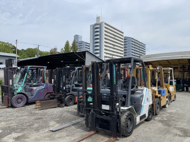 Used forklift