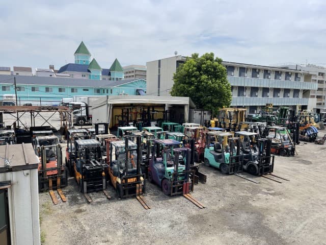 Used forklift